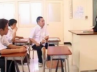 Nippon Fuck Fest: Teacher's Secret Fantasy Fulfilled in Hot Gangbang